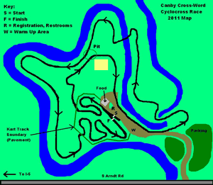 Cyclocross Course Map